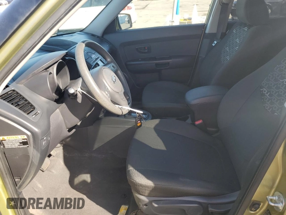 2010 Kia Soul + with VIN KNDJT2A28A7029648, listed as a Copart auction lot 54184915 with 104,651 mi miles and Salvage Title. Bid and sale history available at DreamBid. Image 7.