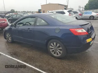 2009 Honda Civic Cpe EX with VIN 2HGFG128X9H502068, listed as a Copart auction lot 61962254 with 0 mi miles and Salvage Title. Bid and sale history available at carsss.com. Image 2.