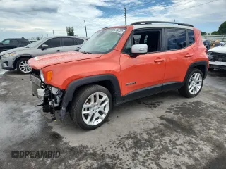 2021 Jeep Renegade Latitude with VIN ZACNJCBB2MPM82566, listed as a Copart auction lot 61847525 with 28,741 mi miles and Salvage title. Bid and sale history available at DreamBid. Image 1.