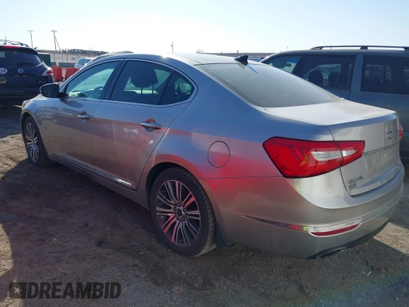 2014 Kia Cadenza Premium with VIN KNALN4D77E5120382, listed as a IAAI auction lot 41798282 with 78,757 mi miles. Bid and sale history available at carsss.com. Image 3.