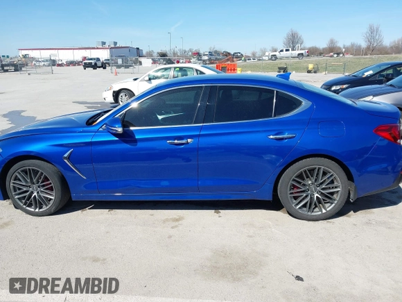 2019 Genesis G70 Advanced with VIN KMTG54LE7KU030592, listed as a IAAI auction lot 41798773 with 81,271 mi miles and . Bid and sale history available at DreamBid. Image 14.