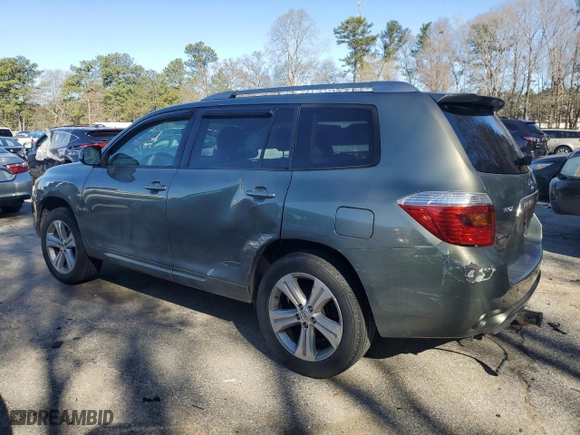 2008 Toyota Highlander Sport with VIN JTEDS43AX82034370, listed as a Copart auction lot 47774225 with 187,617 mi miles and Salvage Title. Bid and sale history available at carsss.com. Image 2.