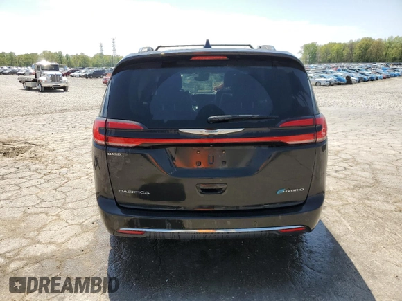 2021 Chrysler Pacifica Hybrid Limited с VIN 2C4RC1S73MR510479, выставлен на аукционе Copart как лот 52423605 с пробегом 75 751 миль миль и Списание • Salvage title. История ставок и продаж доступна на DreamBid. Изображение 6.