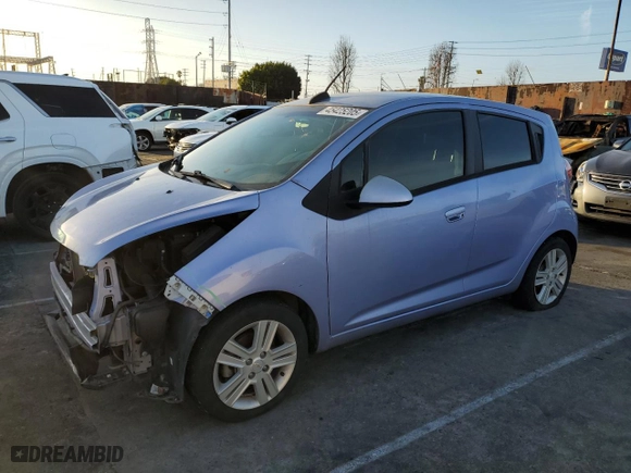 2015 Chevrolet Spark LS with VIN KL8CB6S98FC755015, listed as a Copart auction lot 45425205 with 108,439 mi miles and Salvage Title. Bid and sale history available at carsss.com. Image 1.