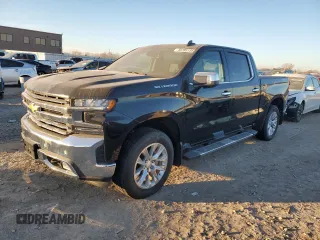 2020 Chevrolet Silverado 1500 LTZ with VIN 3GCUYGED7LG372739, listed as a Copart auction lot 83785134 with 57,607 mi miles and Salvage Title. Bid and sale history available at DreamBid. Image 1.