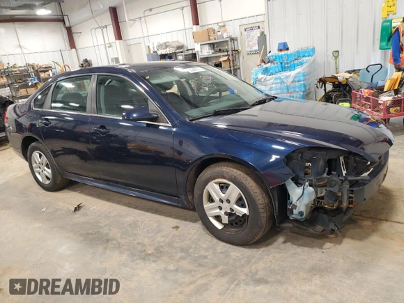 2010 Chevrolet Impala LS with VIN 2G1WA5EK7A1264751, listed as a Copart auction lot 50349515 with 133,946 mi miles and Non Repairable. Bid and sale history available at DreamBid. Image 4.
