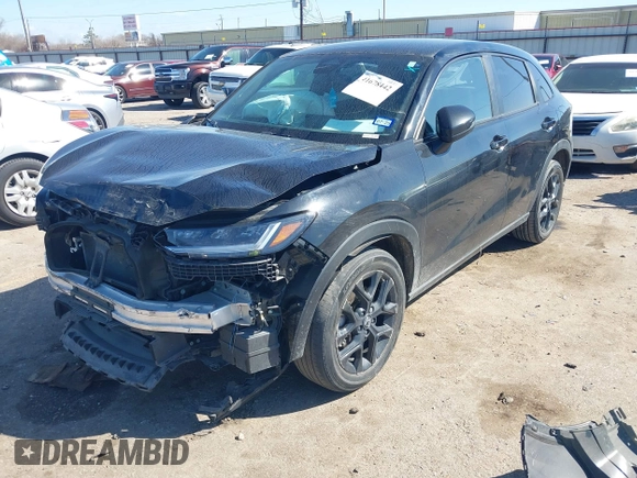 2023 Honda HR-V Sport with VIN 3CZRZ1H59PM746175, listed as a IAAI auction lot 41678442 with 47,828 mi miles. Bid and sale history available at carsss.com. Image 18.