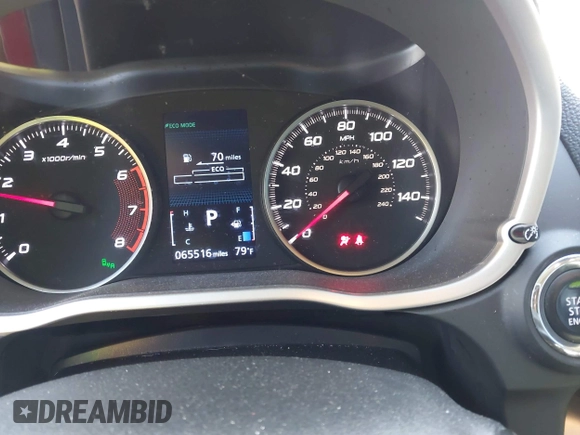 2020 Mitsubishi Eclipse Cross SE with VIN JA4AS5AA0LZ002005, listed as a IAAI auction lot 41907985 with 65,516 mi miles and . Bid and sale history available at DreamBid. Image 7.