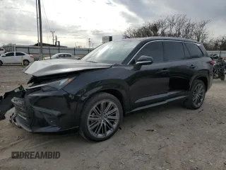 2024 Lexus TX with VIN 5TDAAAA67RS004597, listed as a Copart auction lot 89141225 with 6,382 mi miles and Salvage Title. Bid and sale history available at carsss.com. Image 1.