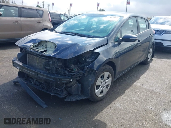 2017 Kia Forte5 LX with VIN KNAFK5A83H5709281, listed as a IAAI auction lot 41482492 with 74,979 mi miles. Bid and sale history available at carsss.com. Image 18.