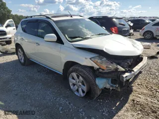 2007 Nissan Murano SL with VIN JN8AZ08T37W529656, listed as a Copart auction lot 71850964 with 261,120 mi miles and Clean Title. Bid and sale history available at carsss.com. Image 4.