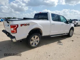 2018 Ford F-150 XL with VIN 1FTFW1E52JKE57028, listed as a Copart auction lot 61970095 with 95,475 mi miles and Salvage title. Bid and sale history available at DreamBid. Image 3.