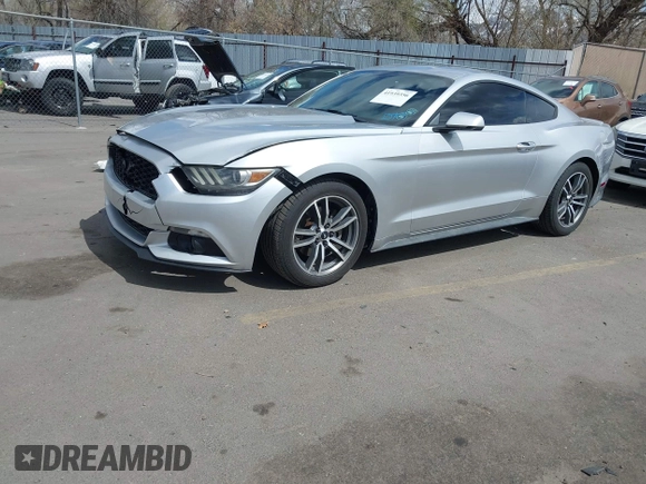 2015 Ford Mustang EcoBoost with VIN 1FA6P8TH2F5370440, listed as a IAAI auction lot 41939356 with 103,378 mi miles and . Bid and sale history available at carsss.com. Image 17.