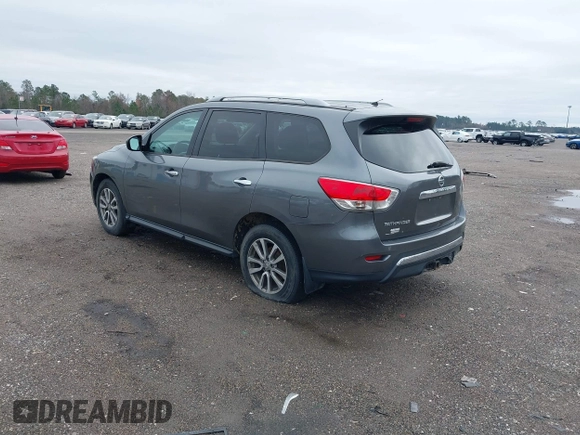 2015 Nissan Pathfinder SV with VIN 5N1AR2MN5FC702068, listed as a IAAI auction lot 41404755 with 179,926 mi miles. Bid and sale history available at carsss.com. Image 3.