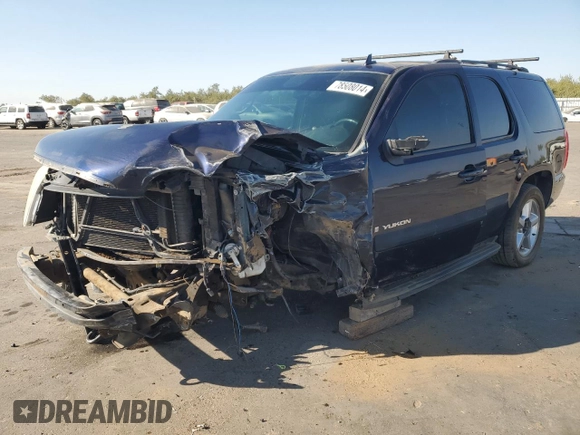 2008 GMC Yukon SLE w/3SA with VIN 1GKFC13C38R103910, listed as a Copart auction lot 78508014 with 123,851 mi miles and Salvage Title. Bid and sale history available at carsss.com. Image 1.