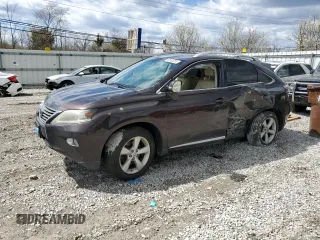 2013 Lexus RX 350 with VIN 2T2BK1BA8DC160309, listed as a Copart auction lot 50585295 with Not Provided miles and Salvage Title. Bid and sale history available at carsss.com. Image 1.