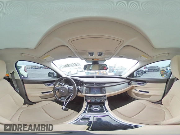 2017 Jaguar XF 35t Premium with VIN SAJBD4BV7HCY48451, listed as a Copart auction lot 58133385 with 65,085 mi miles and Salvage title. Bid and sale history available at DreamBid. Image 14.