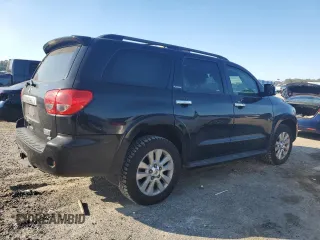 2016 Toyota Sequoia Platinum with VIN 5TDDW5G18GS144639, listed as a Copart auction lot 88896755 with 141,248 mi miles and Salvage Title. Bid and sale history available at carsss.com. Image 3.