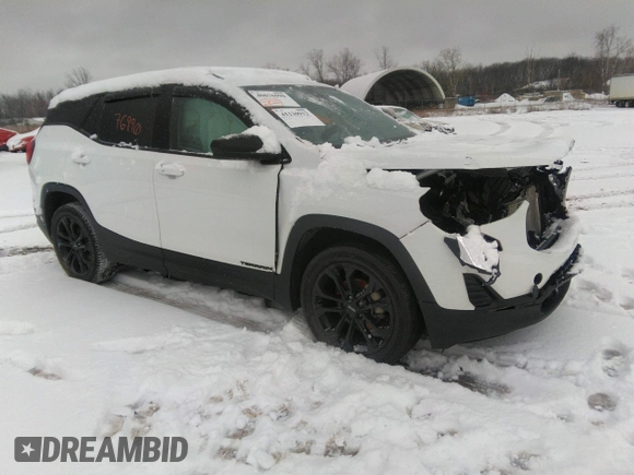 2020 GMC Terrain SLE with VIN 3GKALTEV9LL332757, listed as a IAAI auction lot 41130912 with 92,307 mi miles and . Bid and sale history available at DreamBid. Image 1.