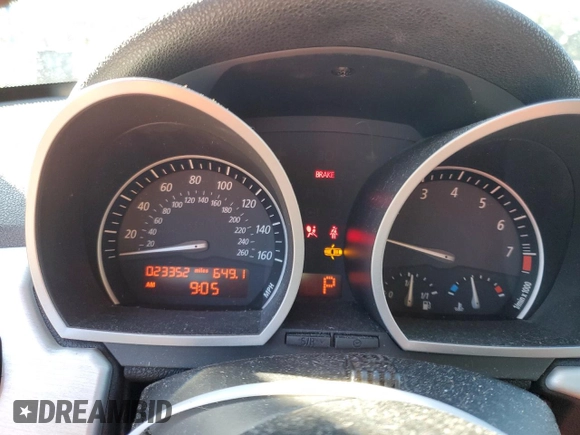 2008 BMW Z4 3.0i with VIN 4USBU33548LW76249, listed as a Copart auction lot 45762965 with 23,352 mi miles and Salvage title. Bid and sale history available at DreamBid. Image 9.