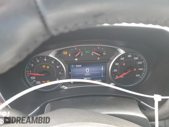 2020 Chevrolet Equinox LT with VIN 2GNAXUEV8L6231260, listed as a Copart auction lot 52151585 with 39,613 mi miles and Salvage Title. Bid and sale history available at DreamBid. Image 9.