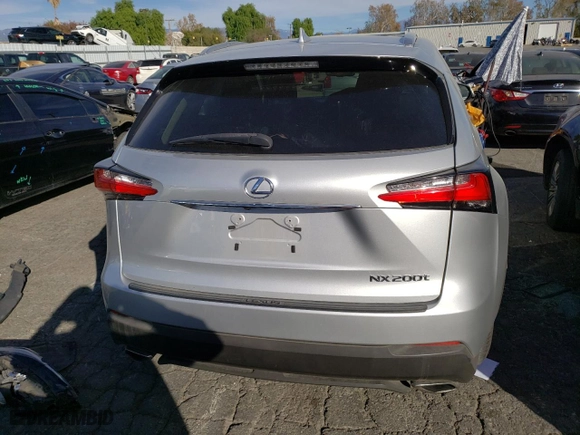 2016 Lexus NX 200t with VIN JTJYARBZ0G2034239, listed as a Copart auction lot 68371892 with 70,208 mi miles. Bid and sale history available at carsss.com. Image 6.
