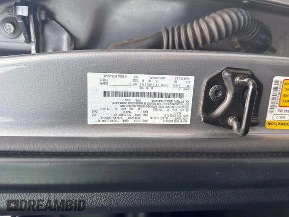 2020 Ford F-150 XL with VIN 1FTEW1E54LFA45250, listed as a Copart auction lot 61995715 with 70,815 mi miles and Clean title. Bid and sale history available at DreamBid. Image 10.