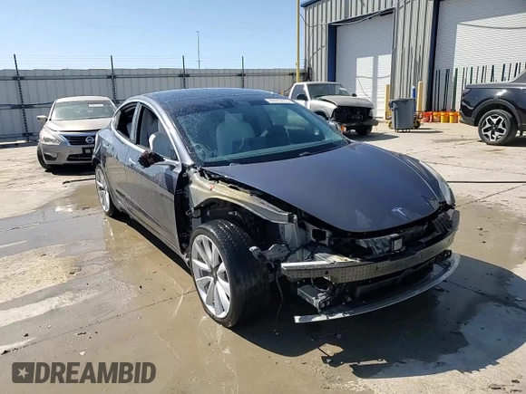 2020 Tesla Model 3 Long Range with VIN 5YJ3E1EBXLF668795, listed as a Copart auction lot 49913515 with 82,962 mi miles and Salvage Title. Bid and sale history available at DreamBid. Image 13.