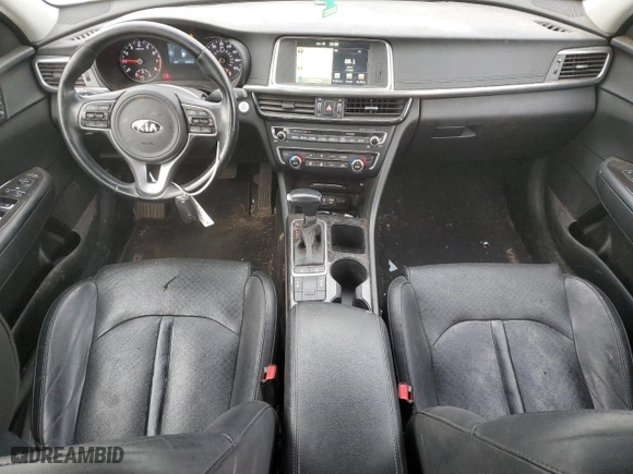 2016 Kia Optima EX with VIN 5XXGU4L39GG078608, listed as a Copart auction lot 43227855 with 178,032 mi miles and Salvage Title. Bid and sale history available at carsss.com. Image 8.