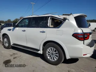 2024 Nissan Armada SV with VIN JN8AY2AC2R9195940, listed as a Copart auction lot 75650954 with 8,037 mi miles and Salvage Title. Bid and sale history available at carsss.com. Image 2.