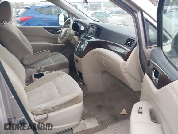 2012 Nissan Quest SL with VIN JN8AE2KP3C9041495, listed as a IAAI auction lot 40862428 with 204,371 mi miles. Bid and sale history available at carsss.com. Image 5.