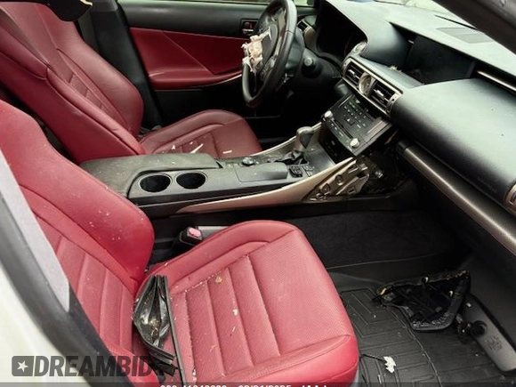2014 Lexus IS 350 with VIN JTHBE1D23E5007450, listed as a IAAI auction lot 41646683 with 41,700 mi miles and . Bid and sale history available at DreamBid. Image 5.