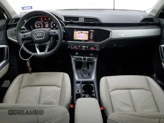 2020 Audi Q3 S line Premium with VIN WA1DECF33L1008687, listed as a Copart auction lot 41523185 with 56,905 mi miles and Salvage Title. Bid and sale history available at carsss.com. Image 8.