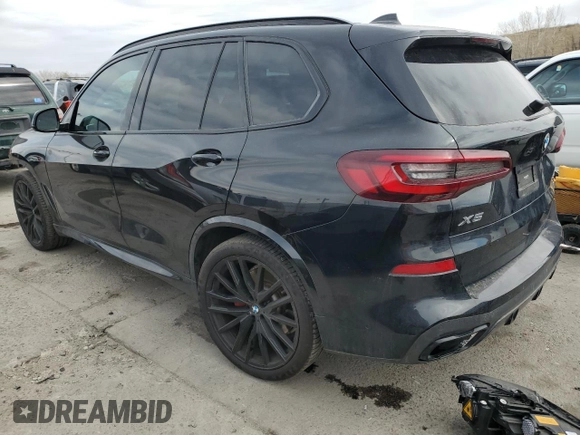 2021 BMW X5 xDrive40i with VIN 5UXCR6C05M9E56869, listed as a Copart auction lot 49317665 with 50,229 mi miles and Salvage title. Bid and sale history available at DreamBid. Image 2.