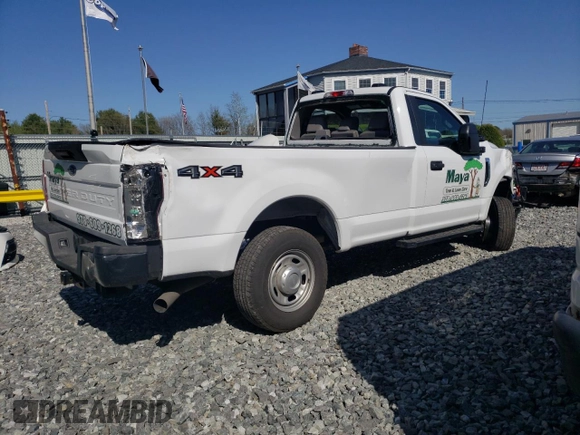 2022 Ford F-250 XL with VIN 1FTBF2B66NEE29514, listed as a Copart auction lot 54845425 with 14,601 mi miles and Salvage title. Bid and sale history available at DreamBid. Image 3.