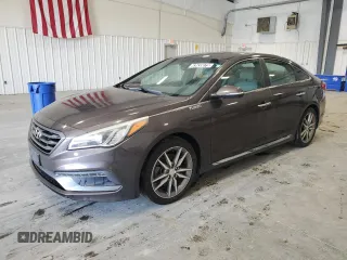 2015 Hyundai Sonata Sport z VIN 5NPE34AB7FH091073, wystawiony jako Copart lot #43635075 z przebiegiem 137 320 mil mil oraz Czysty tytuł • Clean title. Historia ofert i sprzedaży dostępna na DreamBid. Obrazek 1.