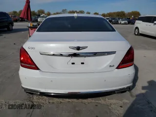 2019 Genesis G90 z VIN KMTF54JH3KU054168, wystawiony jako Copart lot #83710824 z przebiegiem 39 347 mil mil oraz Szkoda całkowita • Salvage title. Historia ofert i sprzedaży dostępna na DreamBid. Obrazek 6.