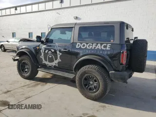 2023 Ford Bronco with VIN 1FMDE5CP4PLA96759, listed as a Copart auction lot 42712895 with 30,153 mi miles and Salvage Title. Bid and sale history available at carsss.com. Image 2.