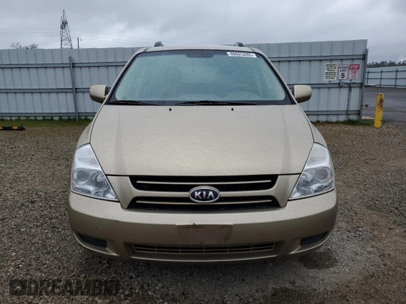 2007 Kia Sedona LX with VIN KNDMB233076160013, listed as a Copart auction lot 48625285 with 90,621 mi miles and Clean Title. Bid and sale history available at carsss.com. Image 5.