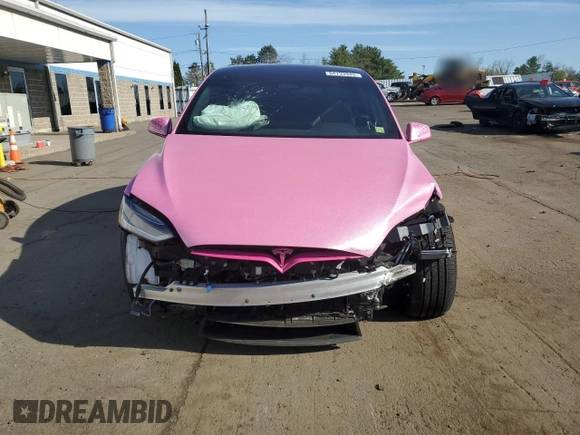 2023 Tesla Model X with VIN 7SAXCBE58PF366762, listed as a Copart auction lot 54133945 with Not Provided miles and Salvage Title. Bid and sale history available at DreamBid. Image 5.