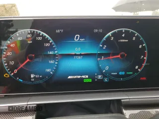2022 Mercedes-Benz GLE 53 AMG with VIN 4JGFD6BB7NA757149, listed as a Copart auction lot 61650905 with 77,287 mi miles and Clean title. Bid and sale history available at DreamBid. Image 9.