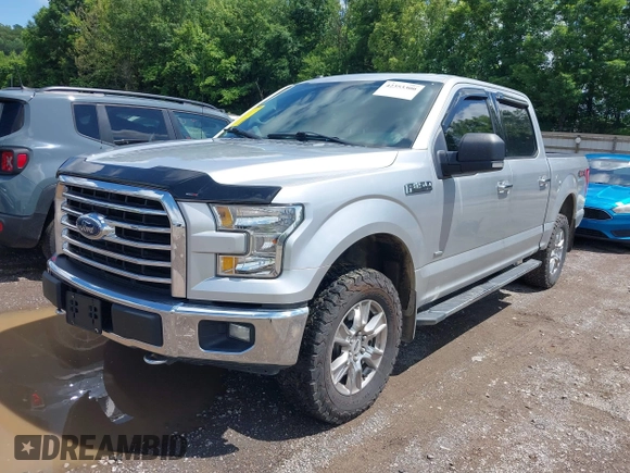 2017 Ford F-150 XL z VIN 1FTEW1EP6HFA50409, wystawiony jako IAAI lot #42353300 z przebiegiem 121 008 mil mil oraz . Historia ofert i sprzedaży dostępna na DreamBid. Obrazek 2.