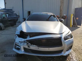 2014 Infiniti Q50 Premium with VIN JN1BV7ARXEM705066, listed as a Copart auction lot 66719614 with 85,759 mi miles and Salvage Title. Bid and sale history available at carsss.com. Image 5.