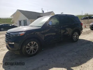 2022 Ford Explorer XLT z VIN 1FMSK8DH1NGA43449, wystawiony jako Copart lot #54588255 z przebiegiem Nie podano mil oraz Szkoda całkowita • Salvage title. Historia ofert i sprzedaży dostępna na DreamBid. Obrazek 1.