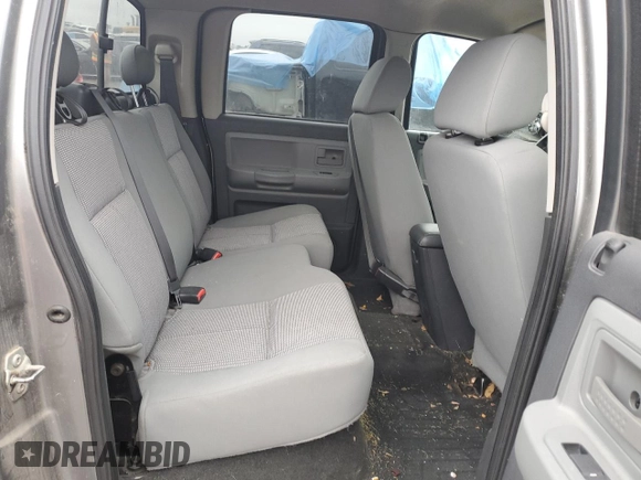 2010 Dodge Dakota Bighorn/Lonestar with VIN 1D7CW3GP5AS130822, listed as a Copart auction lot 42523155 with 103,081 mi miles and Salvage Title. Bid and sale history available at carsss.com. Image 10.