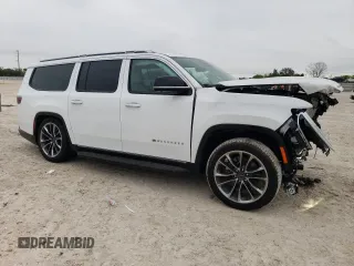 2024 Jeep Wagoneer Series II z VIN 1C4SJSBP8RS141198, wystawiony jako Copart lot #51293455 z przebiegiem 318 mil mil oraz Szkoda całkowita • Salvage title. Historia ofert i sprzedaży dostępna na DreamBid. Obrazek 4.