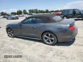 2015 Ford Mustang V6 with VIN 1FATP8EM9F5326609, listed as a Copart auction lot 59942165 with 42,958 mi miles and Salvage title. Bid and sale history available at DreamBid. Image 2.