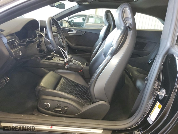 2019 Audi S5 Coupe Premium Plus with VIN WAUP4AF51KA082648, listed as a Copart auction lot 71134794 with 47,121 mi miles and Salvage Title. Bid and sale history available at carsss.com. Image 7.
