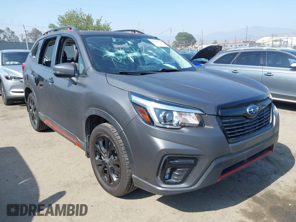 2020 Subaru Forester Special Sports with VIN JF2SKAMC5LH489385, listed as a IAAI auction lot 42599177 with 107,338 mi miles and . Bid and sale history available at DreamBid. Image 1.