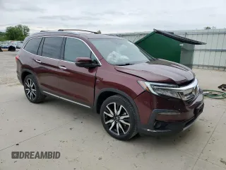 2021 Honda Pilot Touring 8-Passenger with VIN 5FNYF6H94MB062080, listed as a Copart auction lot 57227955 with 114,256 mi miles and Non repairable. Bid and sale history available at DreamBid. Image 4.